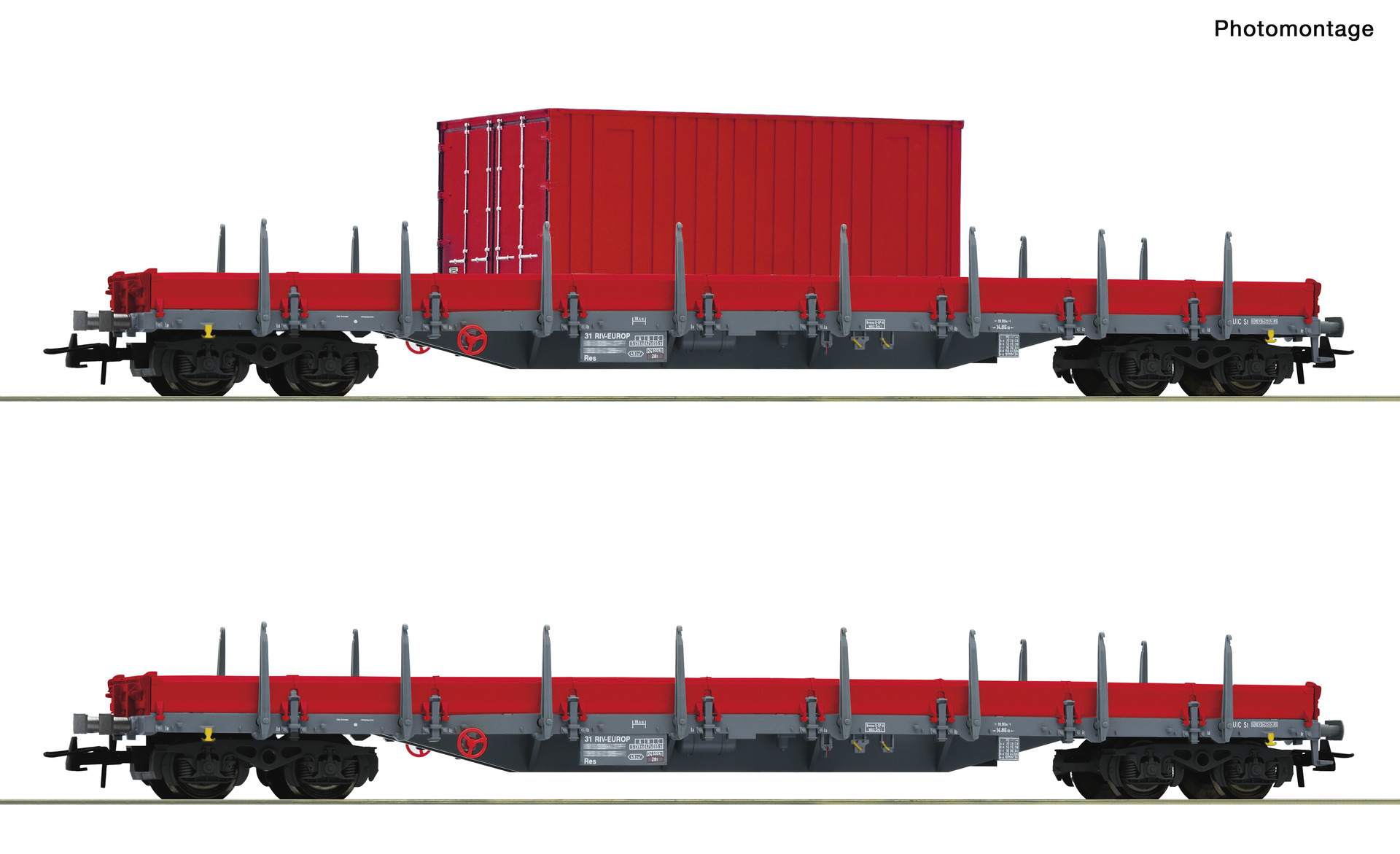 6600201 DBAG Rungenwagen Set 2tlg. Ep.6