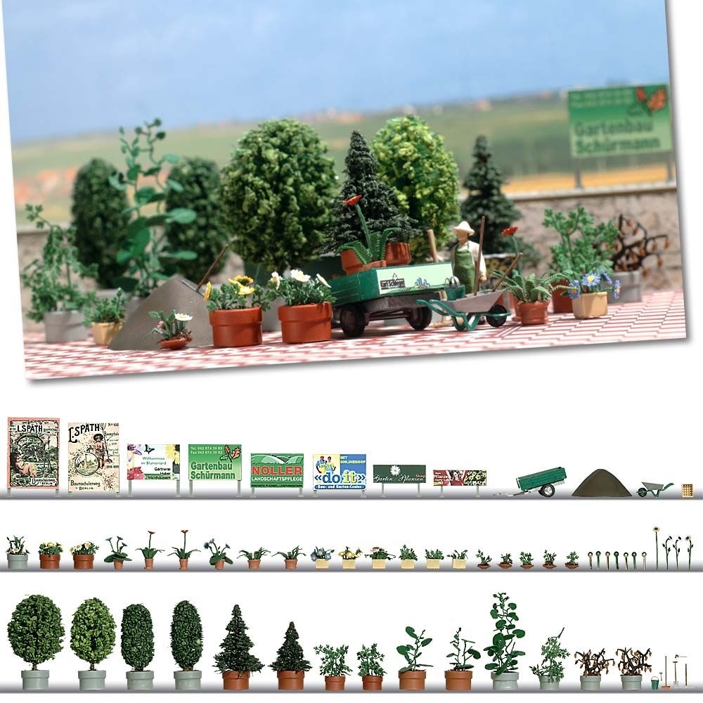 1211 Blumen- und Pflanzenkübel-Set