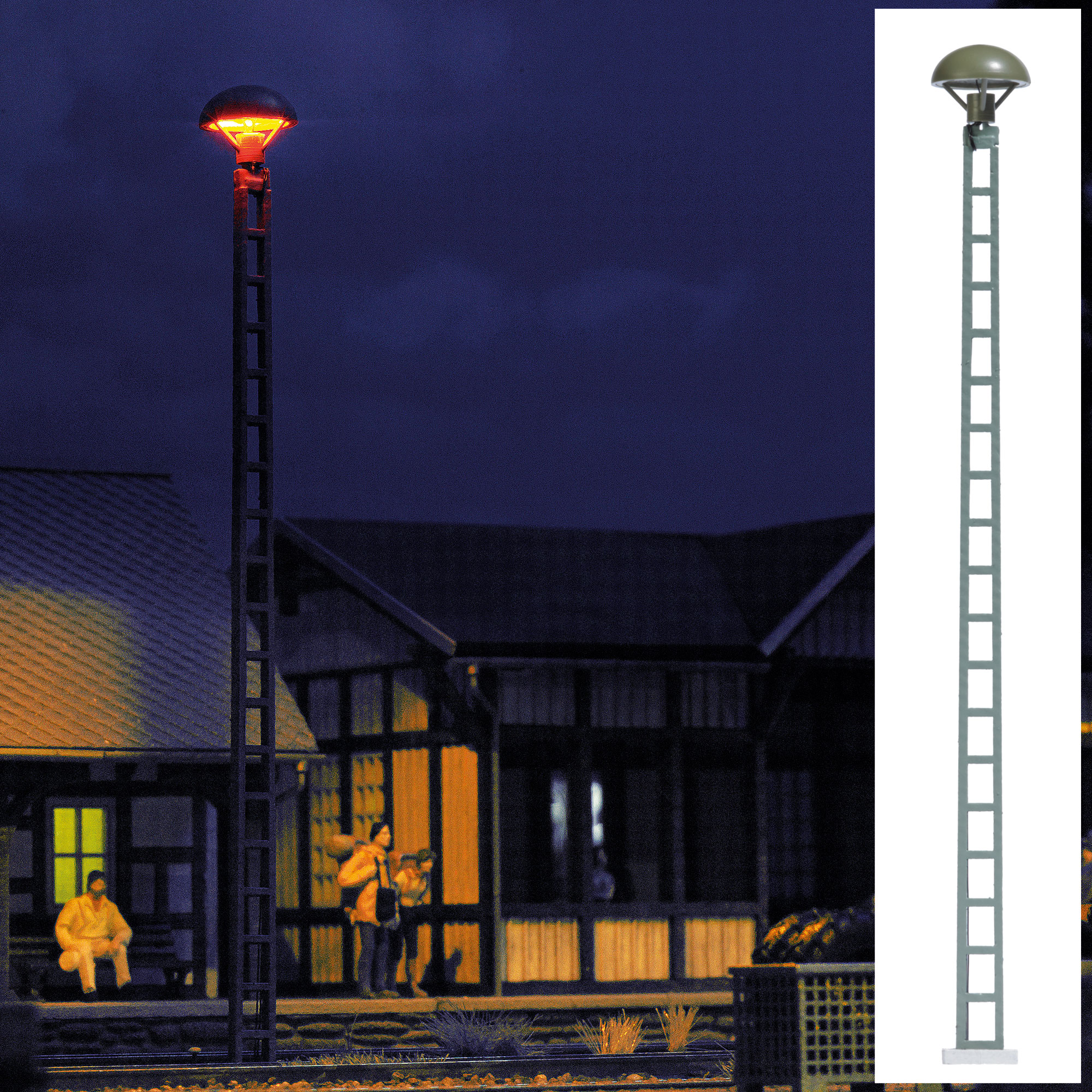 4114 Pilzleuchte Gittermast
