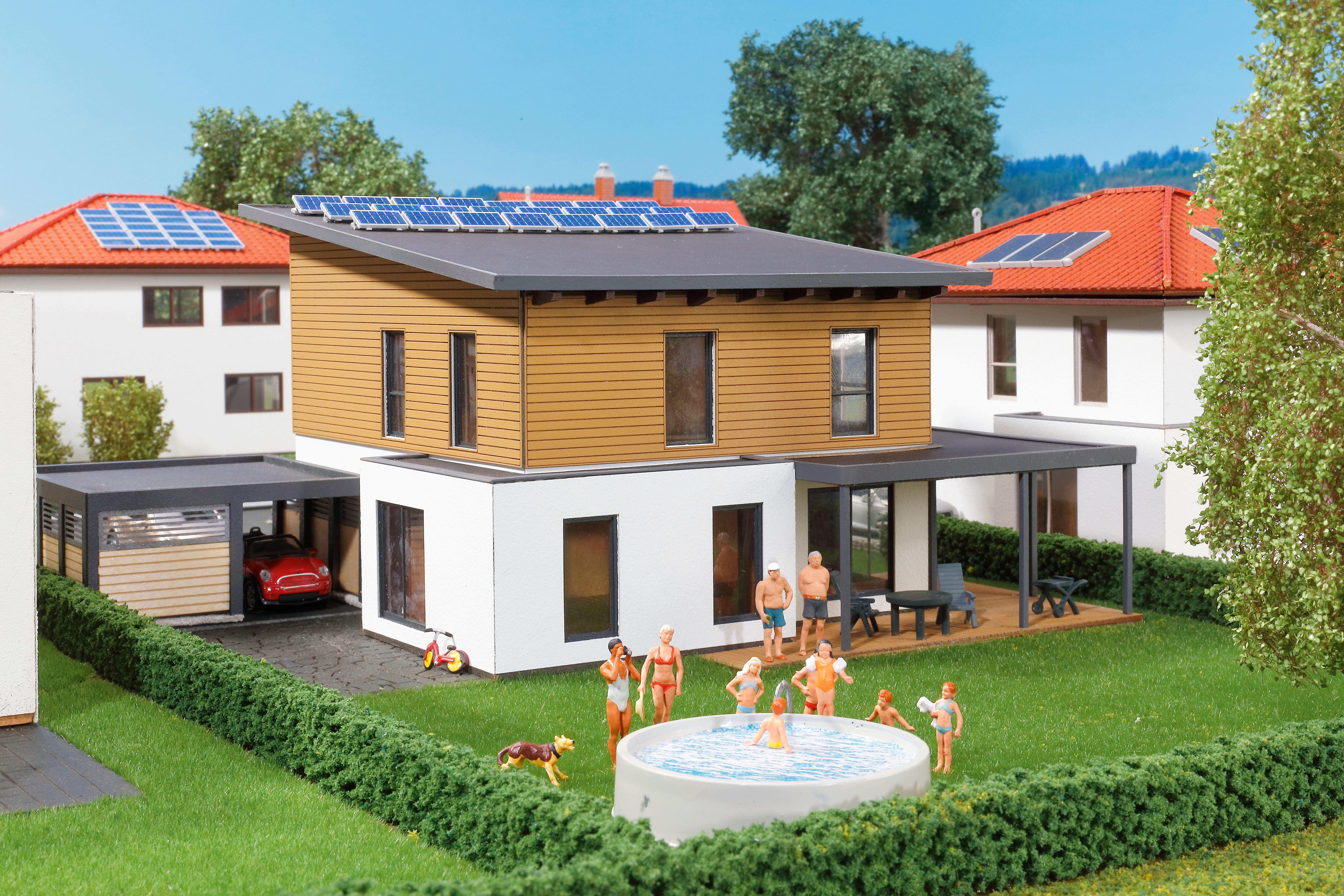38337 H0 Kubushaus Saskia mit Carpo