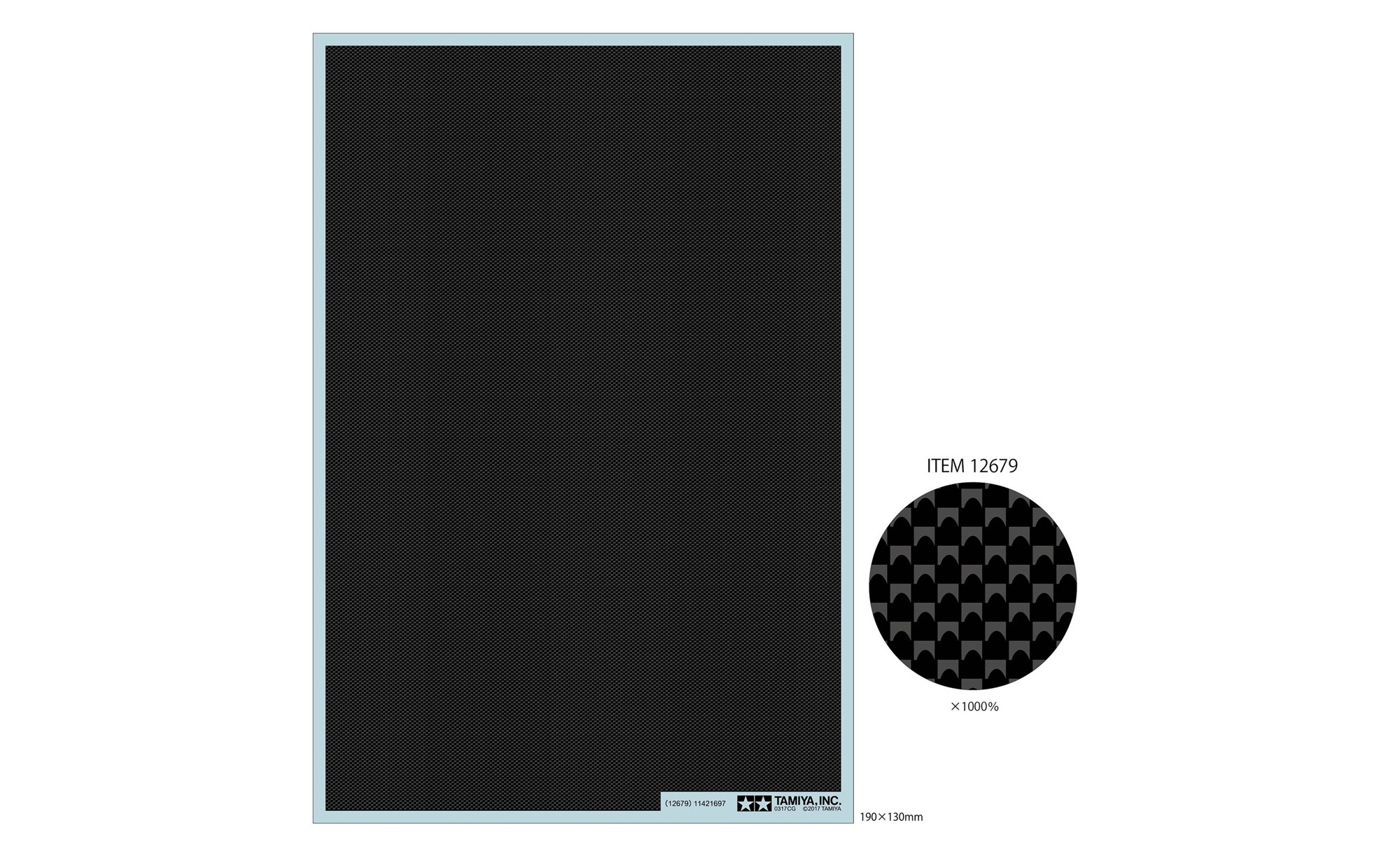 12679 1:6/1:12/1:24 Carbon Dekor Glatt/Fein