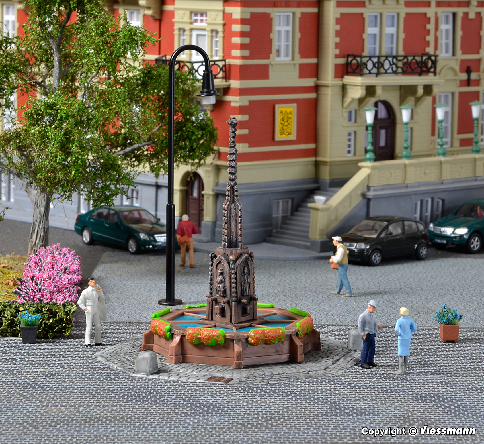 Kibri 38910 Rathaus Brunnen