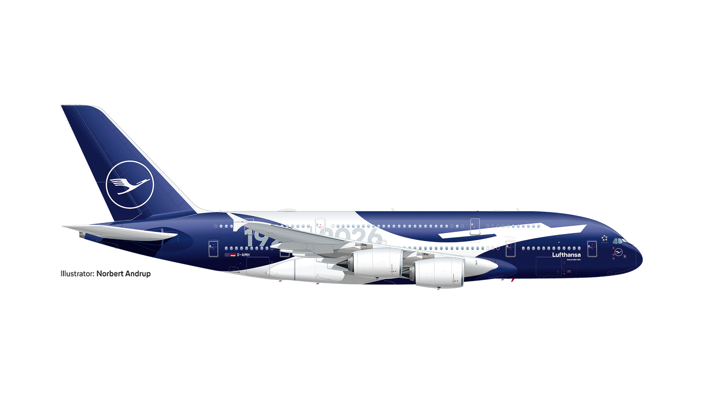 539494 Airbus A380 Lufthansa/100 Jahre