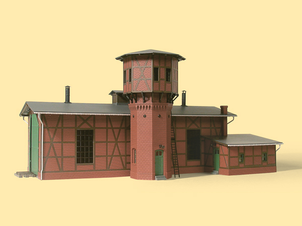 11400 Lokschuppen mit Wasserturm