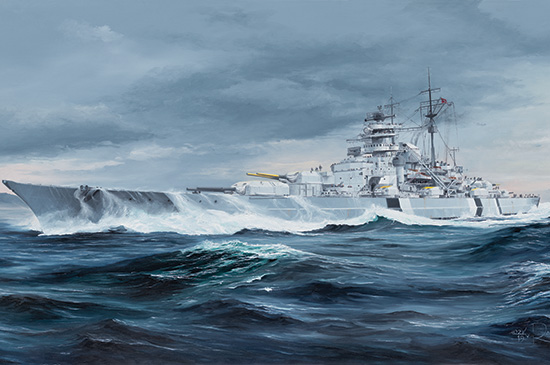 755358 German Bismarck Battleship