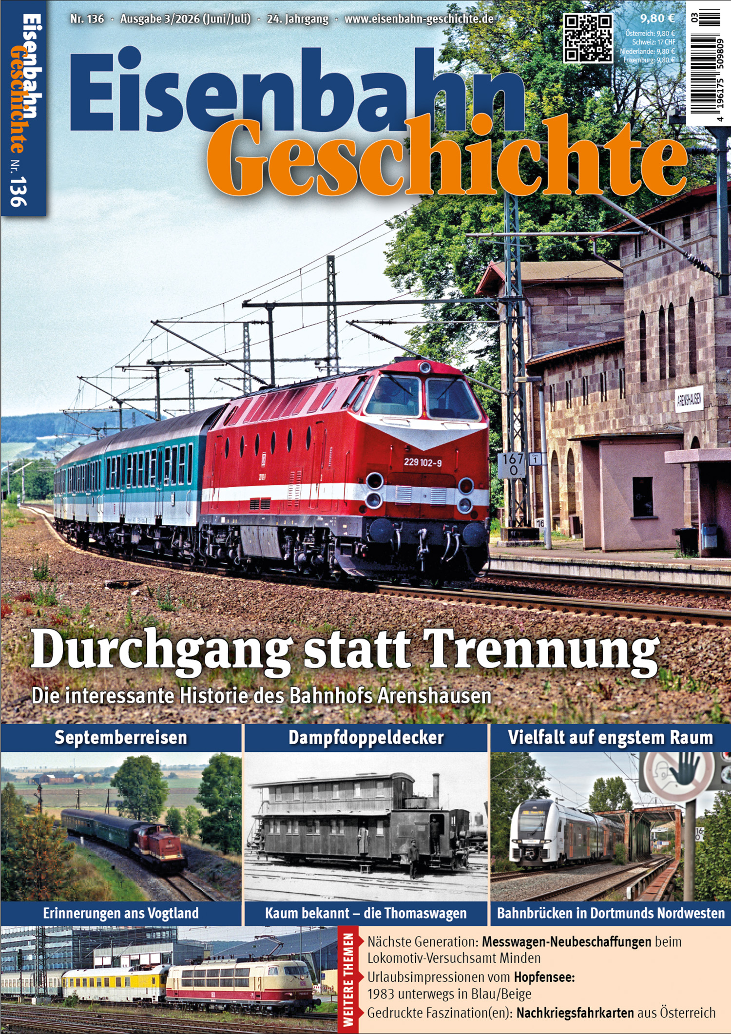 136 Eisenbahn Geschichte Nr. 136