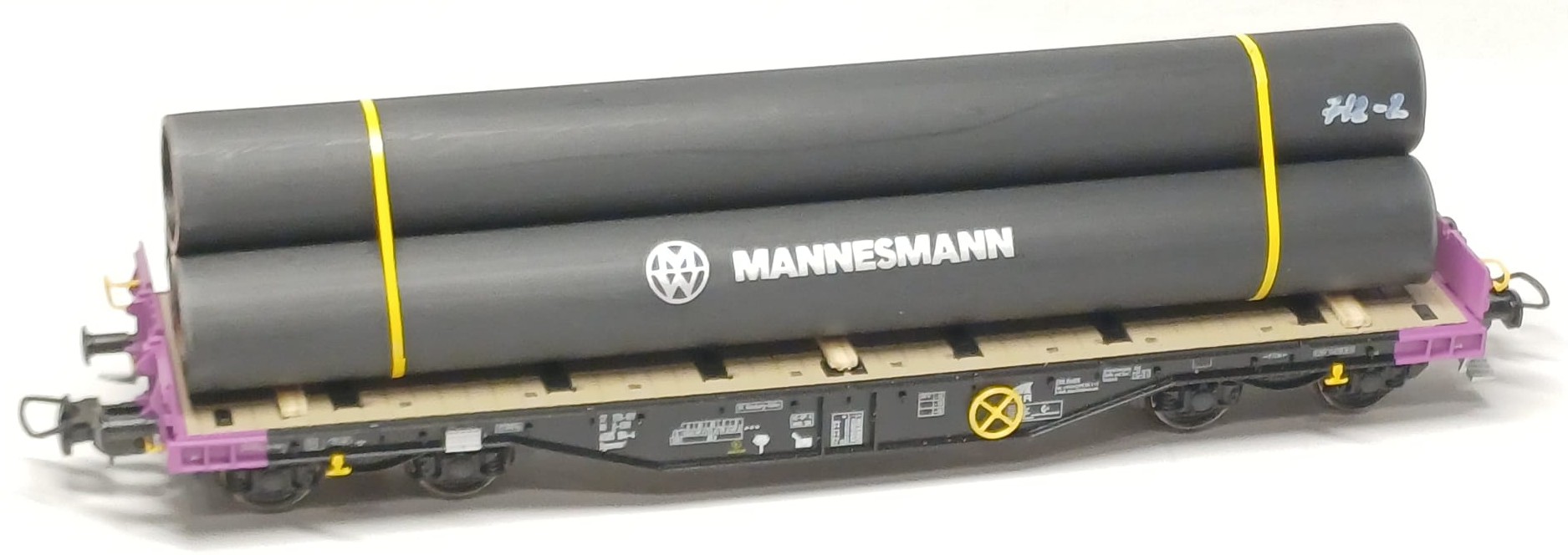 LOEWE 2556 Ladegut Stahlrohre MANNESMANN 140 mm