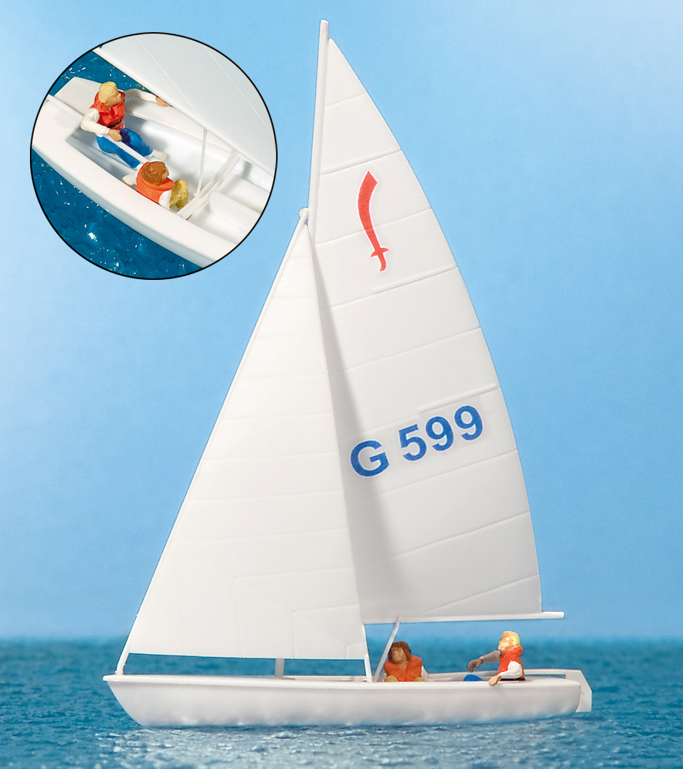 Preiser 10677 Segler (2). Segelboot Korsar