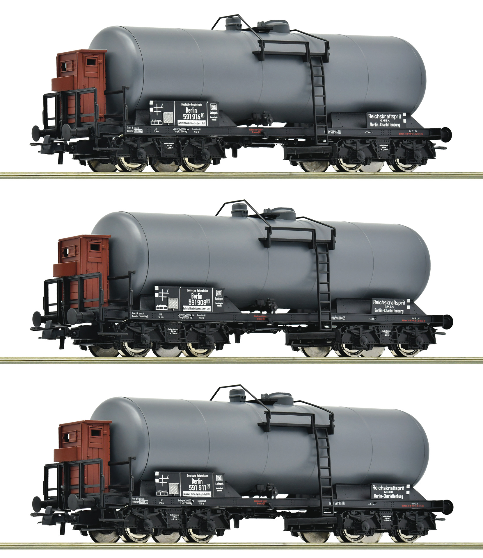 6600062 DRG Kesselwagen-Set 3-tlg. Ep.2