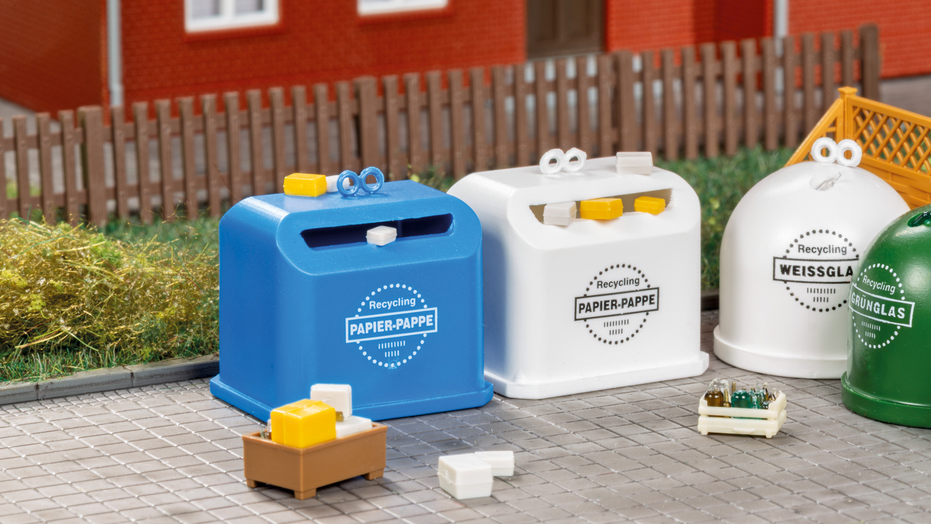 41695 Recycling-Container mitZubehör