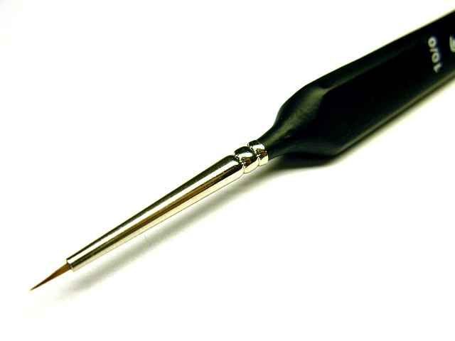 00827 Rotmarder Pinsel Größe 10/0 Spitzenqual
