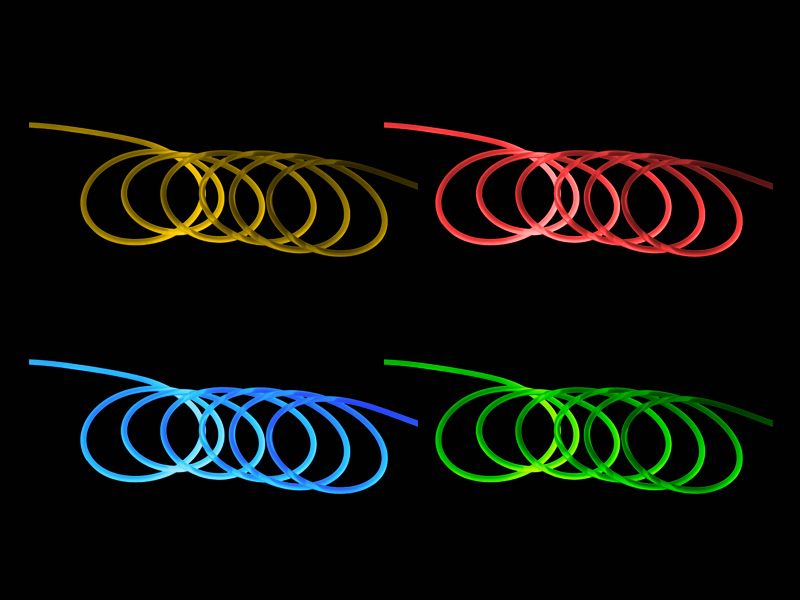 50246 2 Meter 1,5mm Lichtleiter Lichtwellenle