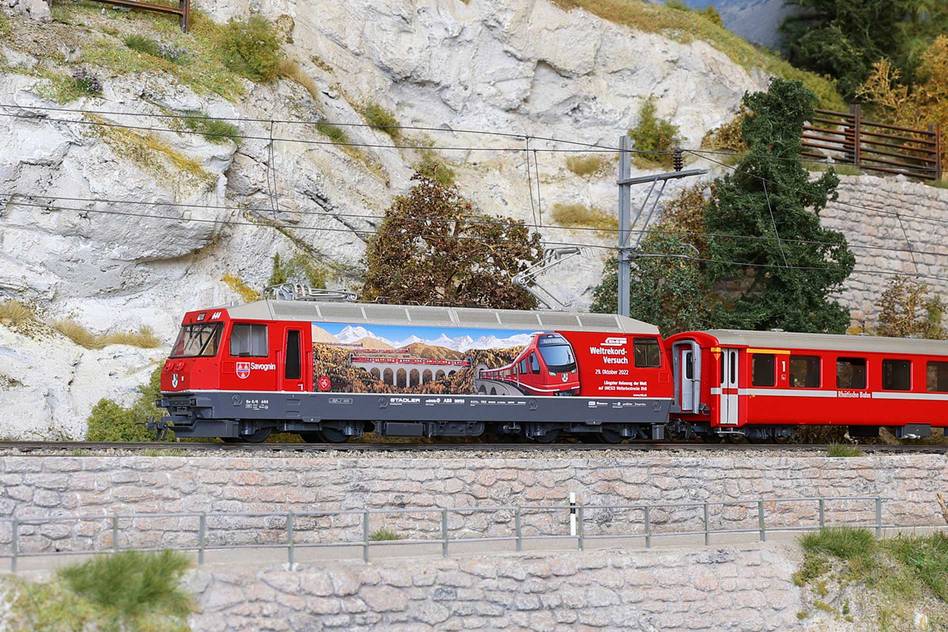 1659175 RhB E-Lok Ge 4/4 III 644 Weltrekord Ep.6