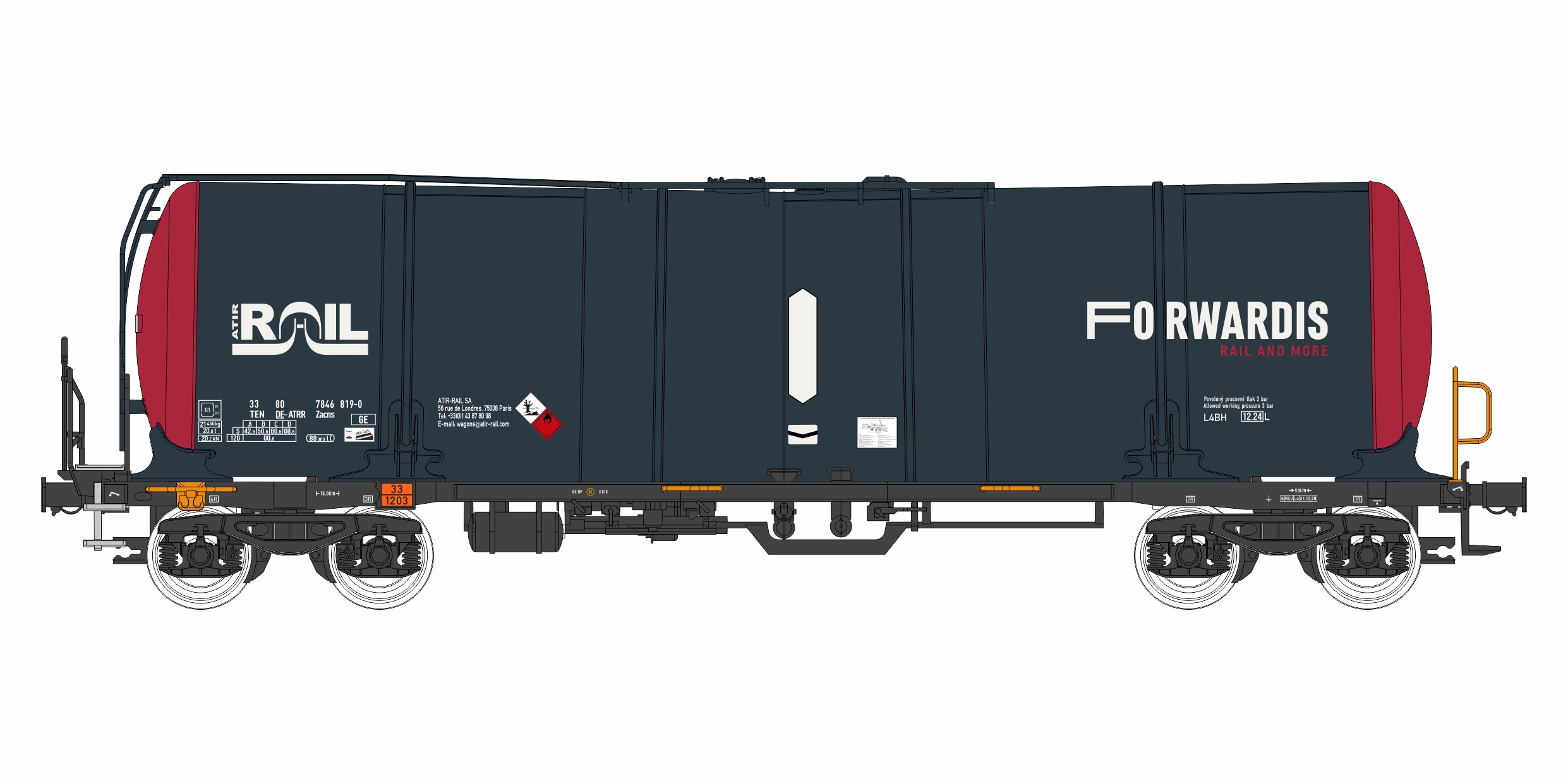 96200058 Atir Rail Kesselwagen Zacns 88 Ep.6