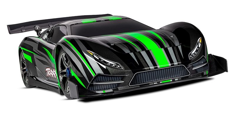 TRX64077-3GRN X0-1 grün 1/7 4WD Onroad Supercar RTR