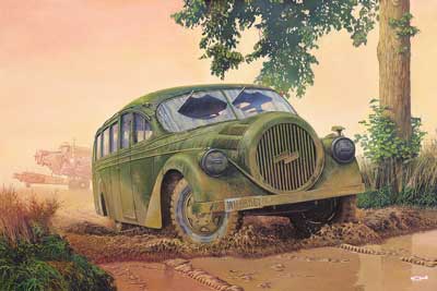728 Opel Blitz Bus Ludewig AERO WWII