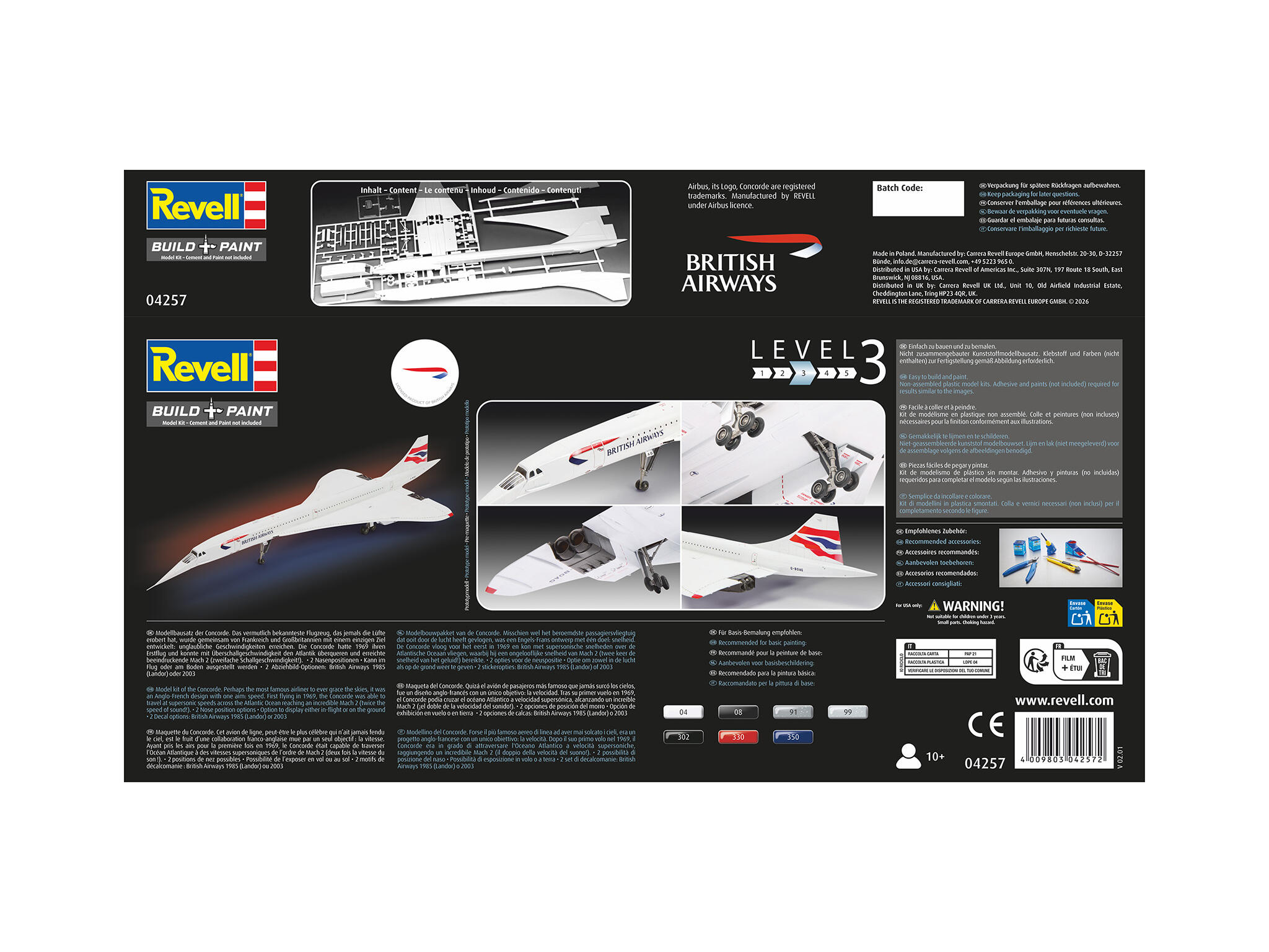 Revell 04257 Concorde British Airways