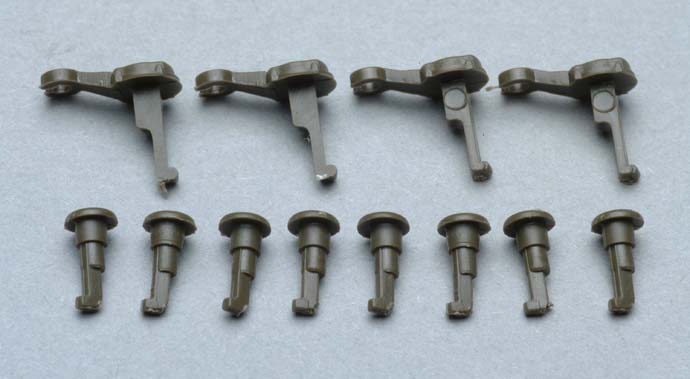 Piko 56080 Gegenkurbel (4 x) mit Kurbelbolzen (8 x)