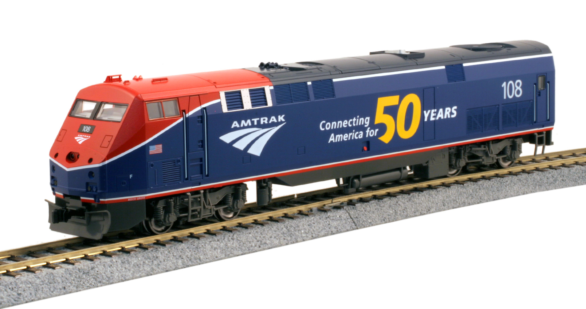 376115LS Amtrak Diesellok P42 - 50th Anniversary