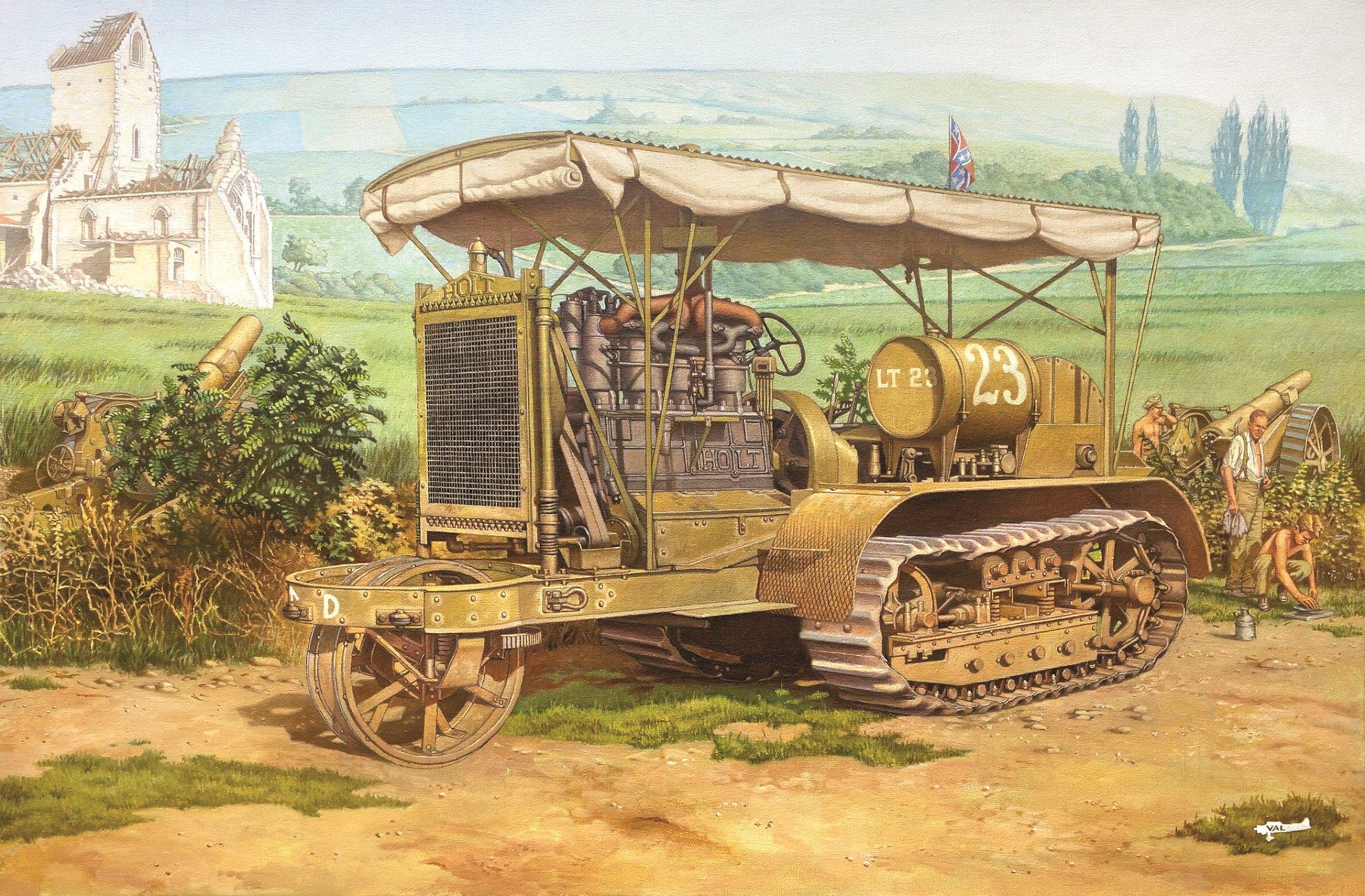 812 Holt 75 Artillery tractor