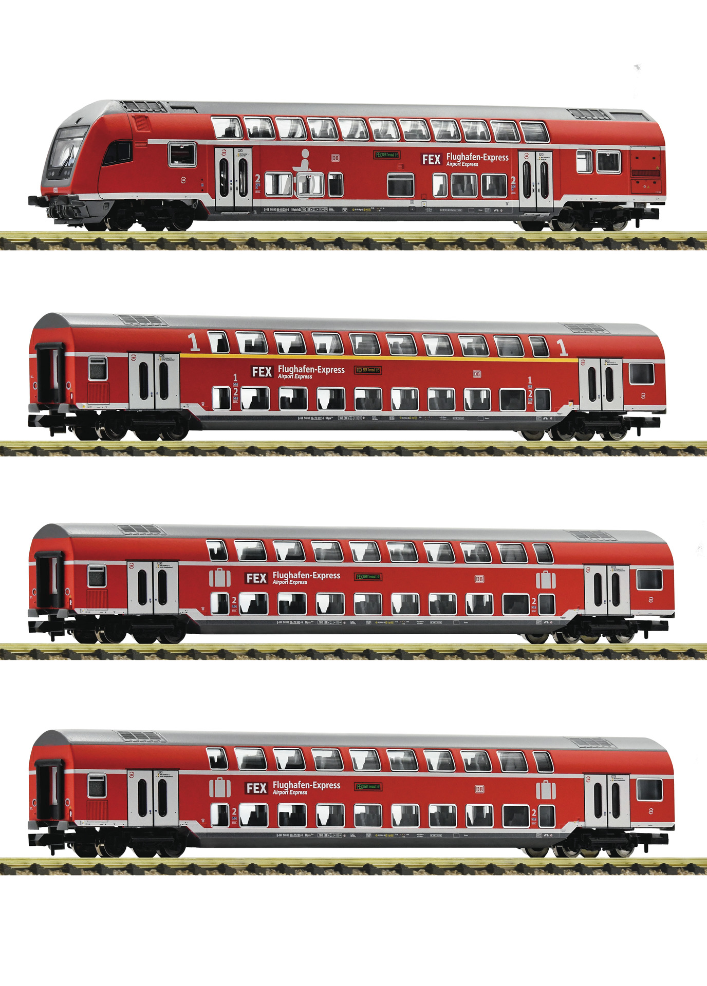 881916 DB AG Doppelstockwagen-Set 4-tlg. Ep.6