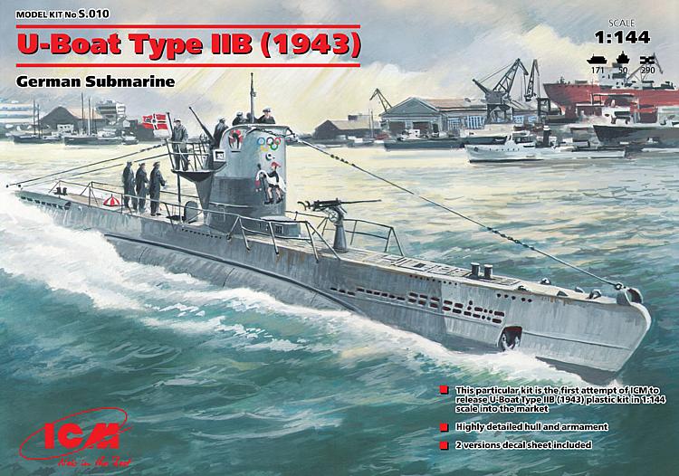 S.010 U-Boot Type IIB, Ausführung 1943