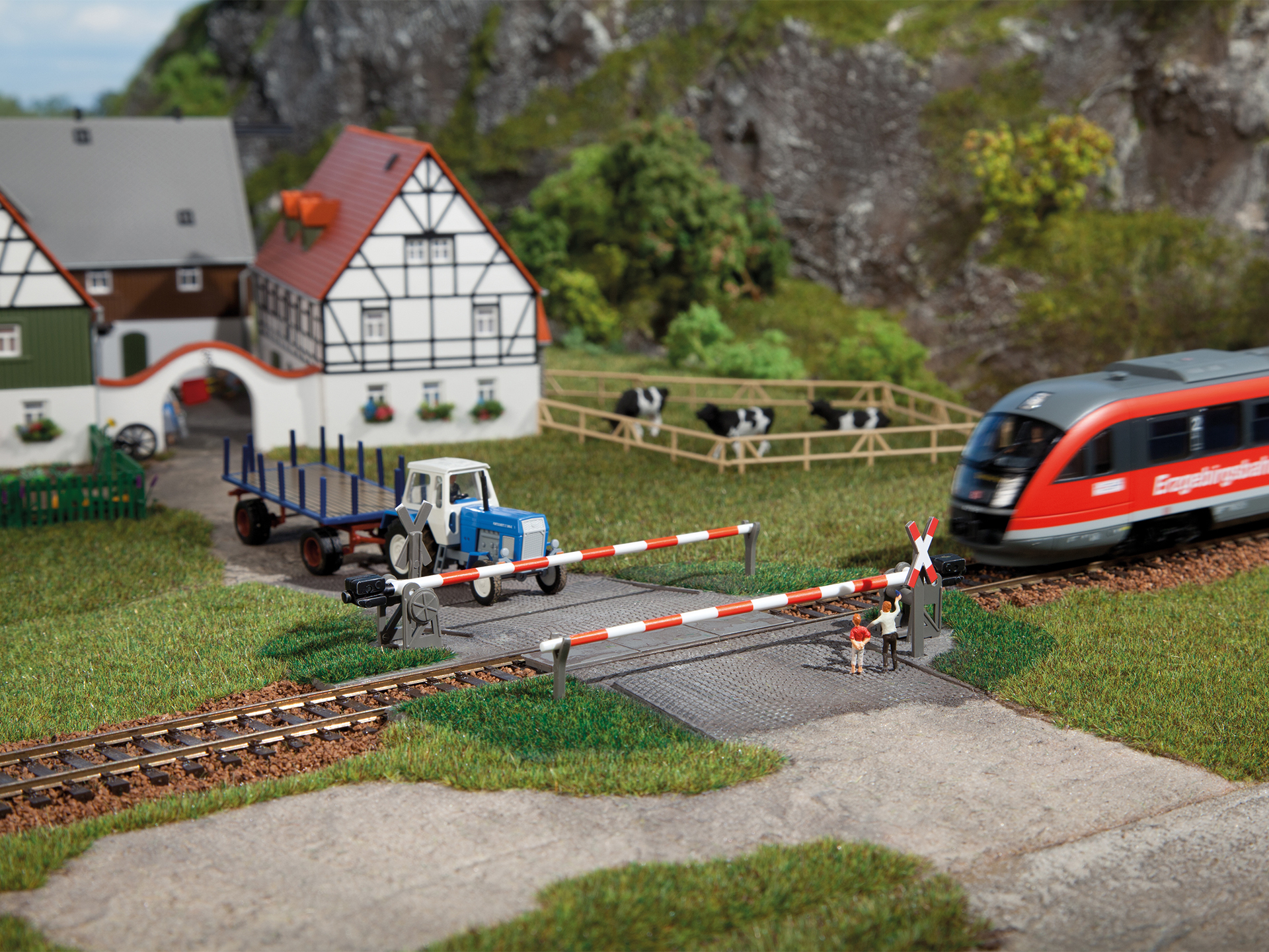 41582 Beschrankter Bahnübergang