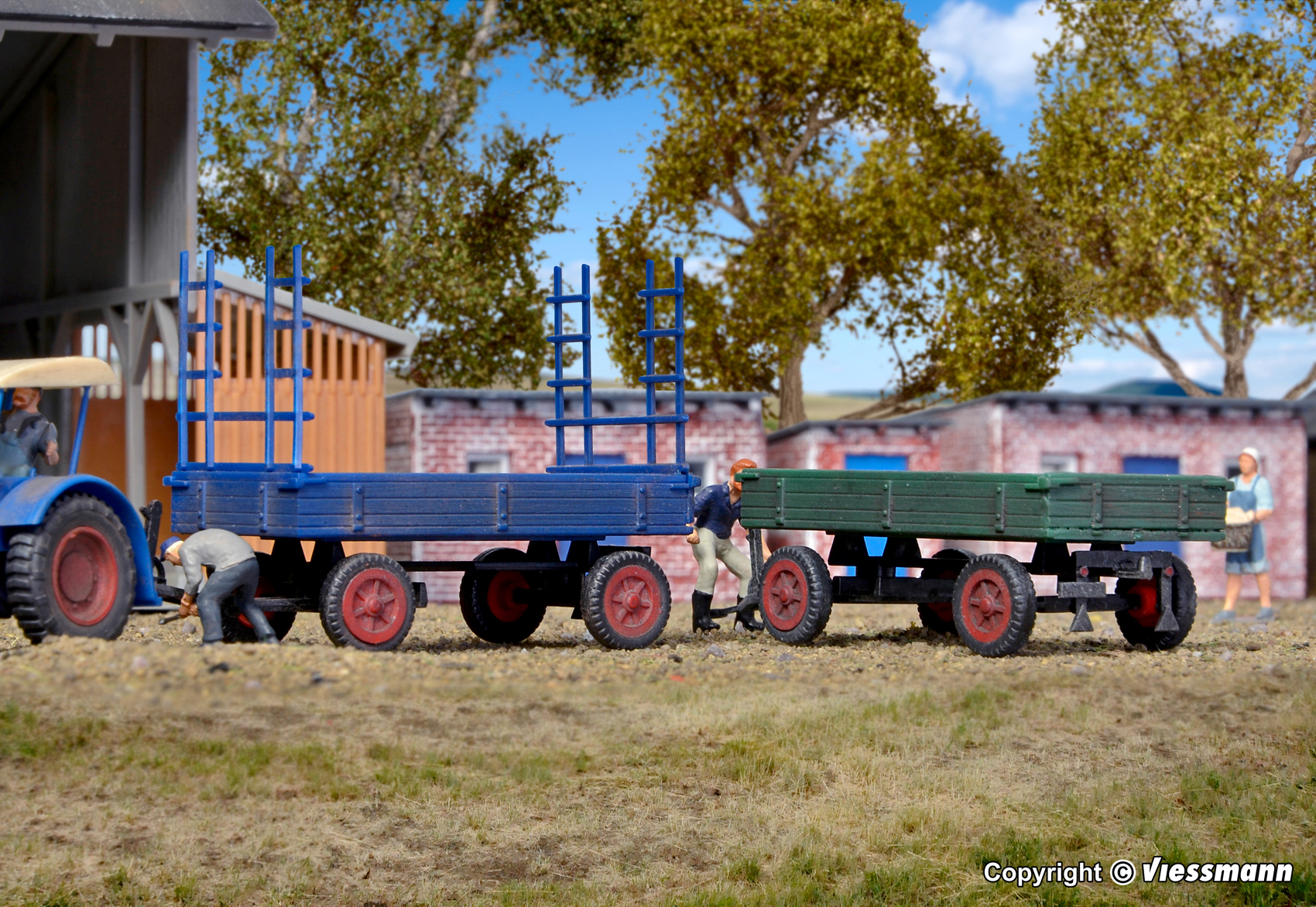 15702 Fendt Gummiradwagen 2 St.
