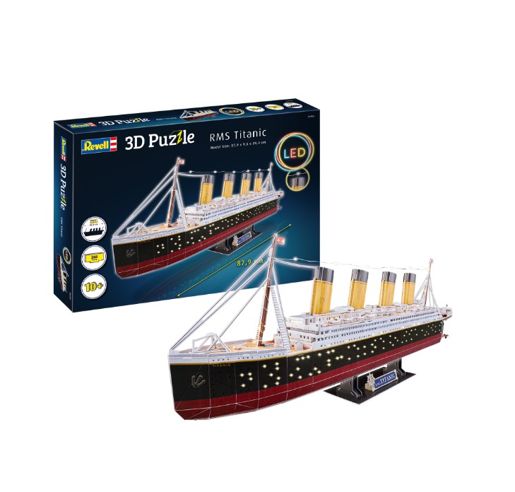 00154 3D Puzzle LED - RMS Titanic