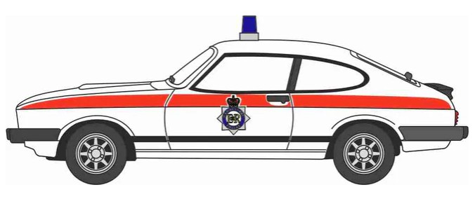 NCAP007 Ford Capri MkIII Merseyside Police
