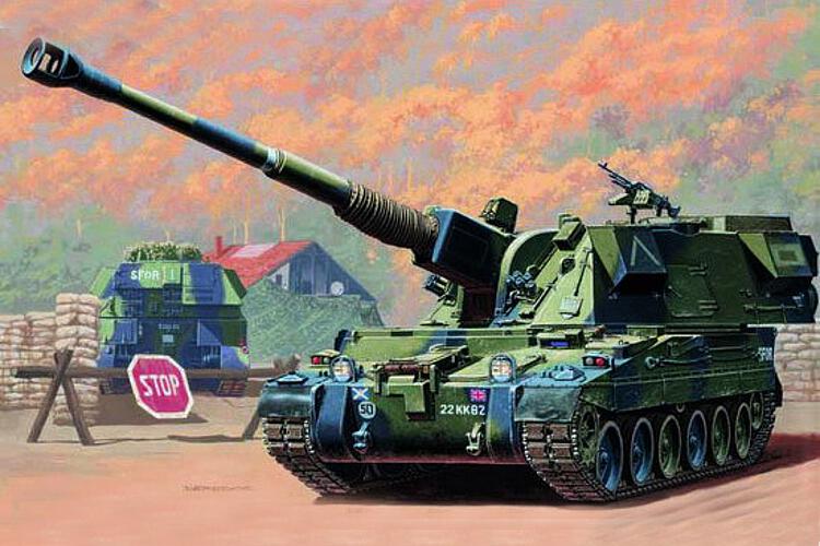 750324 Britische 155mm AS-90 Selbstfahrlafette