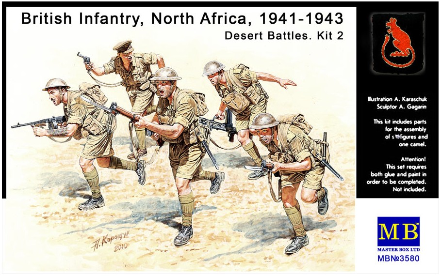 MB3580 British Infantry North Africa 1941-43