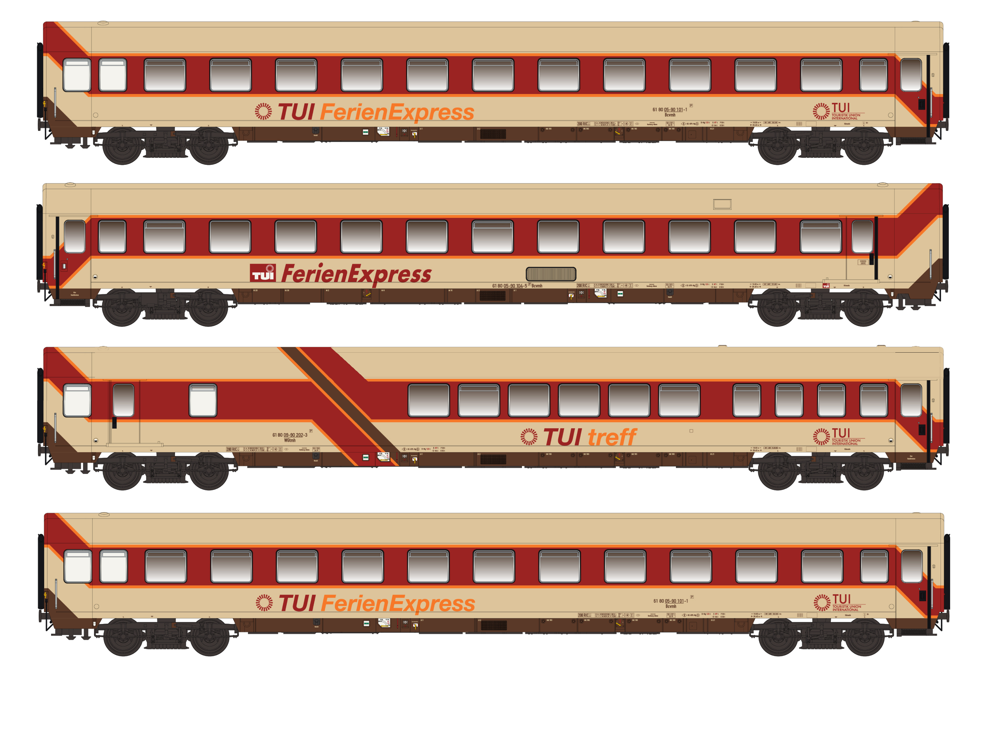 96027N TUI Ferienexpress Set 4-tlg. Ep.4
