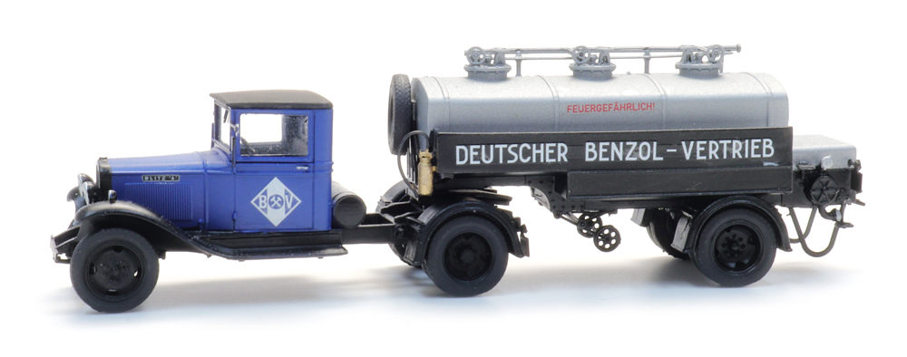 Artitec 387.629 Opel Blitz 6 Tank-Sattelzug Aral