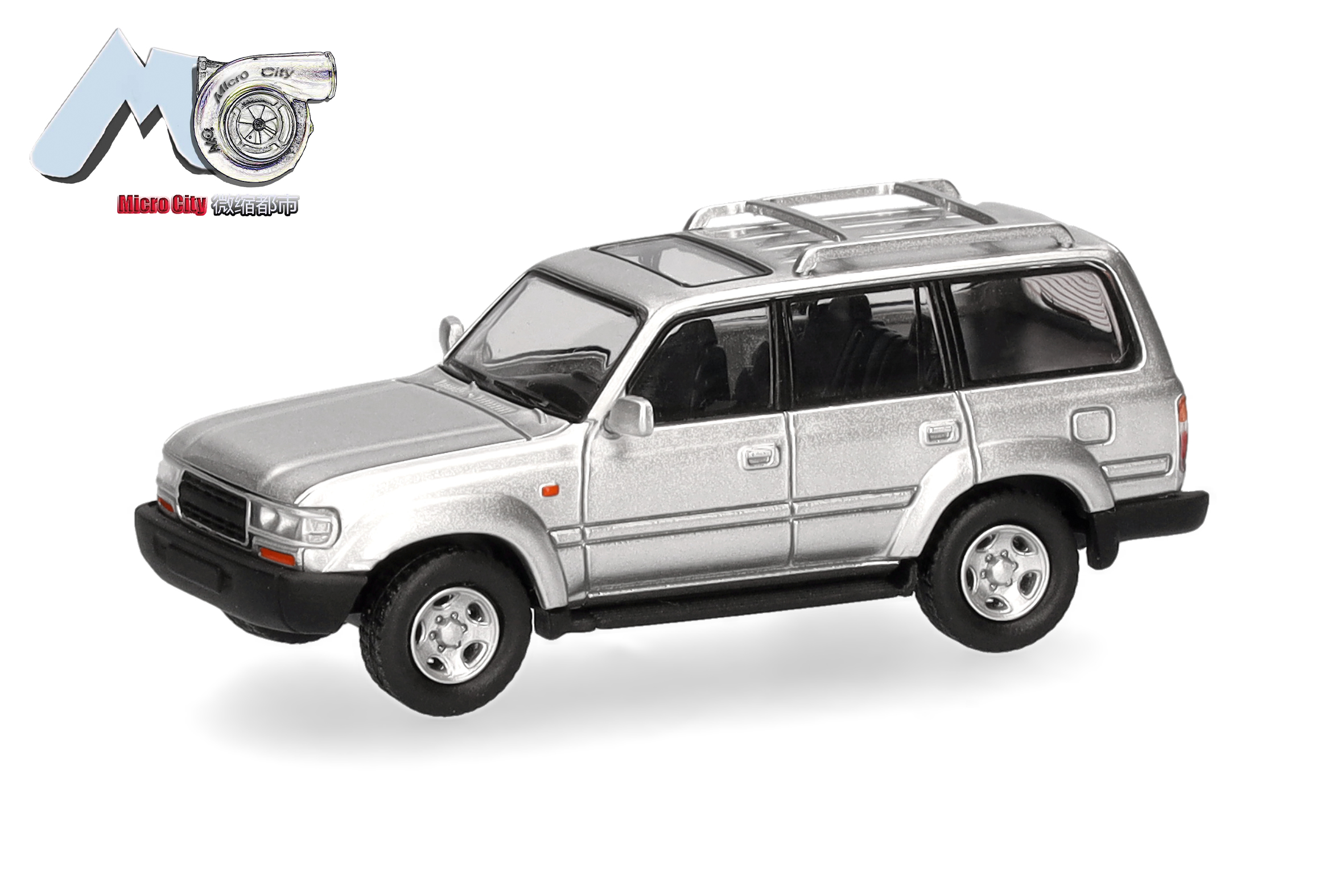 87MC000141 MicroCity:Toyota Landcruise silber(1980)