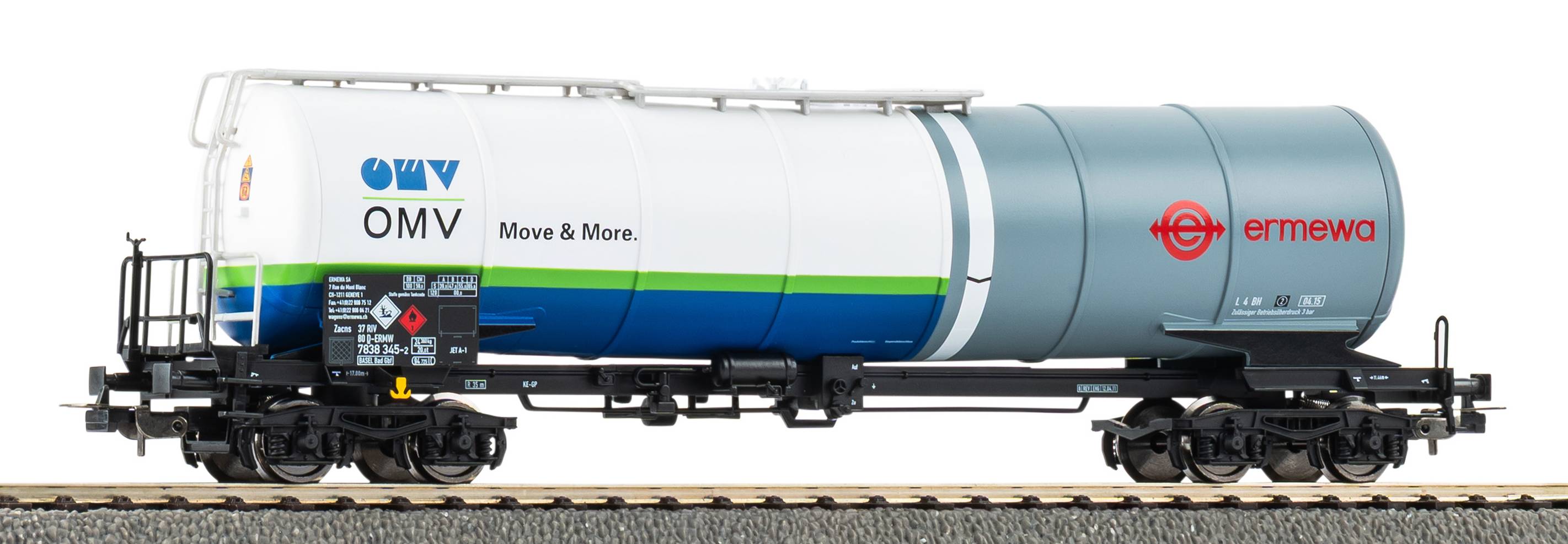Piko 24627 Ermewa OMV Knickkesselwagen Ep.6