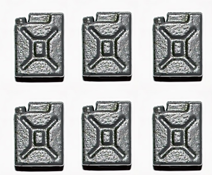 NPE NZ22464 Kraftstoffkanister anthrazitgrau 6 Stück