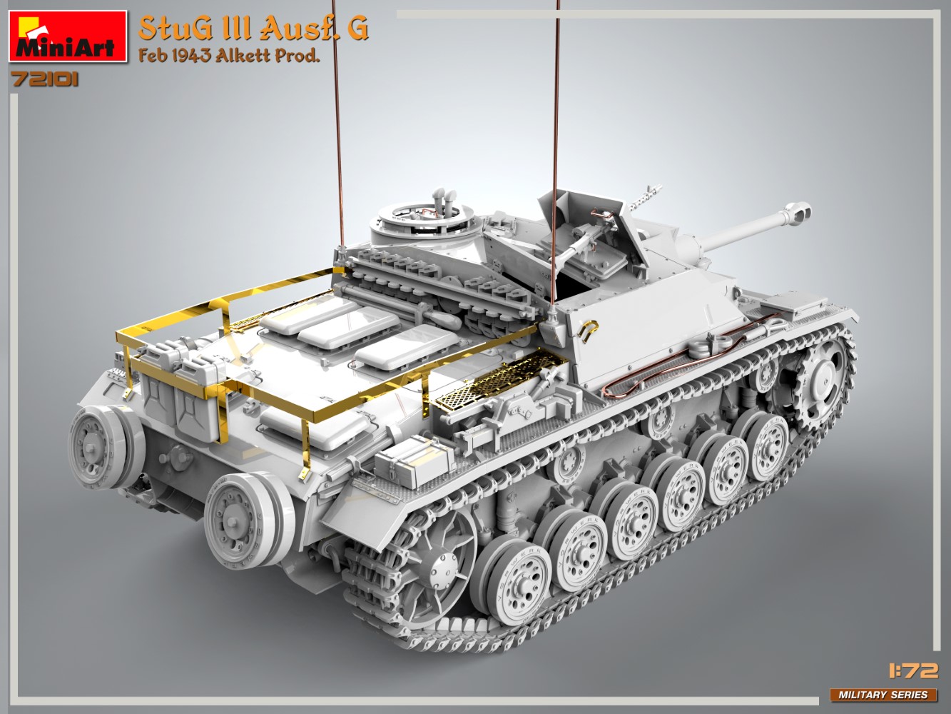 MiniArt 72101 StuG III Ausf. G Feb 1943 Alkett Prod.