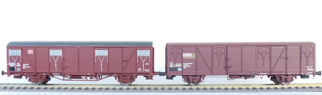 Exact-train 20712 DB/DSB ged. Güterwag. Gbs Set 2tlg. Ep.5