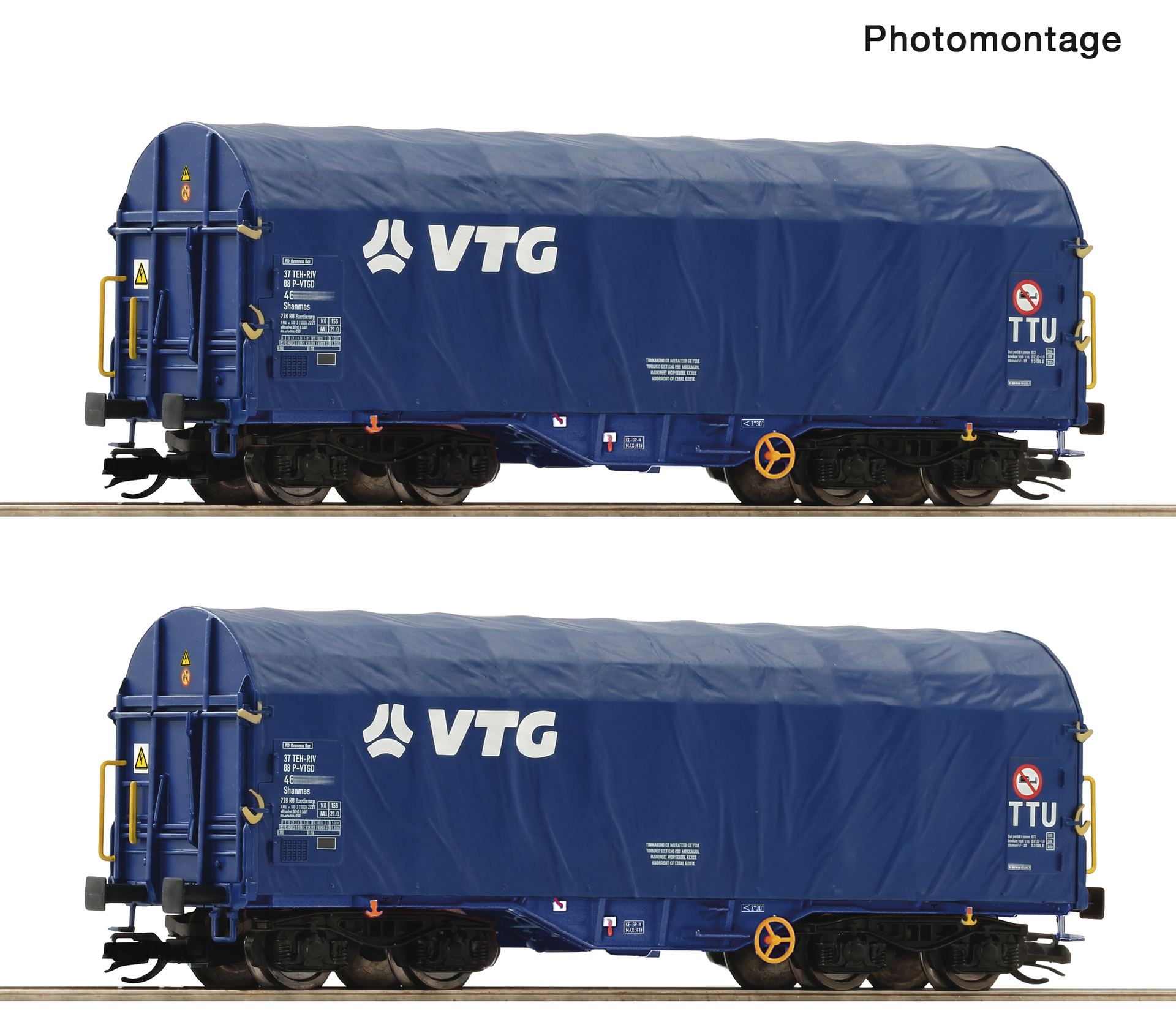 6680060 VTG Schiebeplanenwagen-Set 2-tlg Ep.6