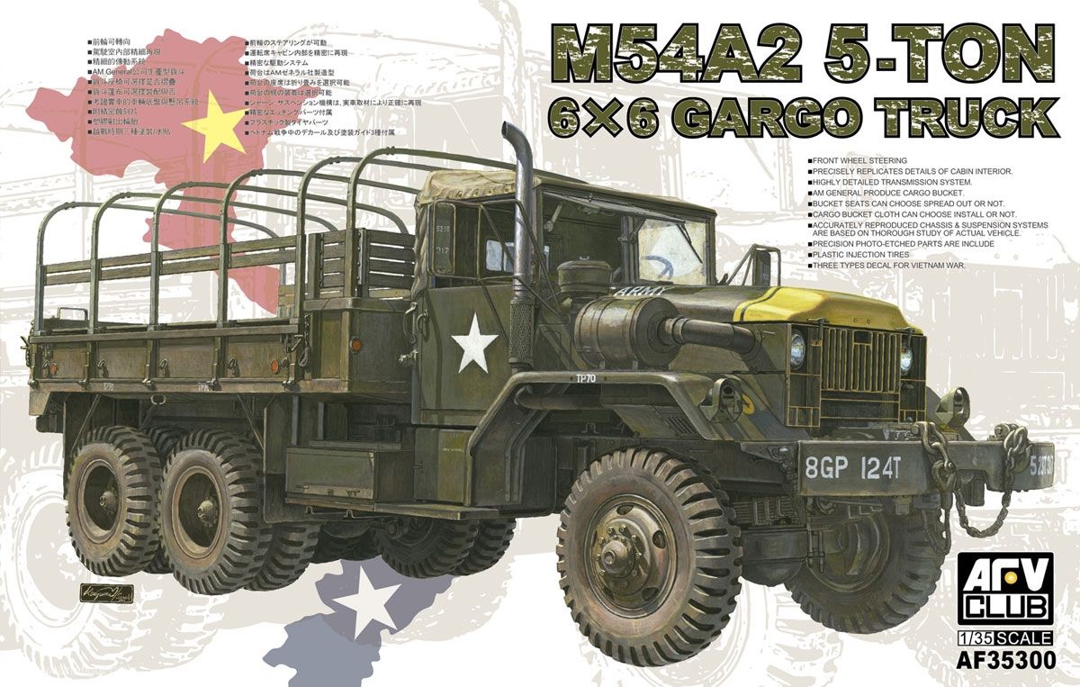 AF35300 M54A2 5-Ton 6x6 Cargo Truck