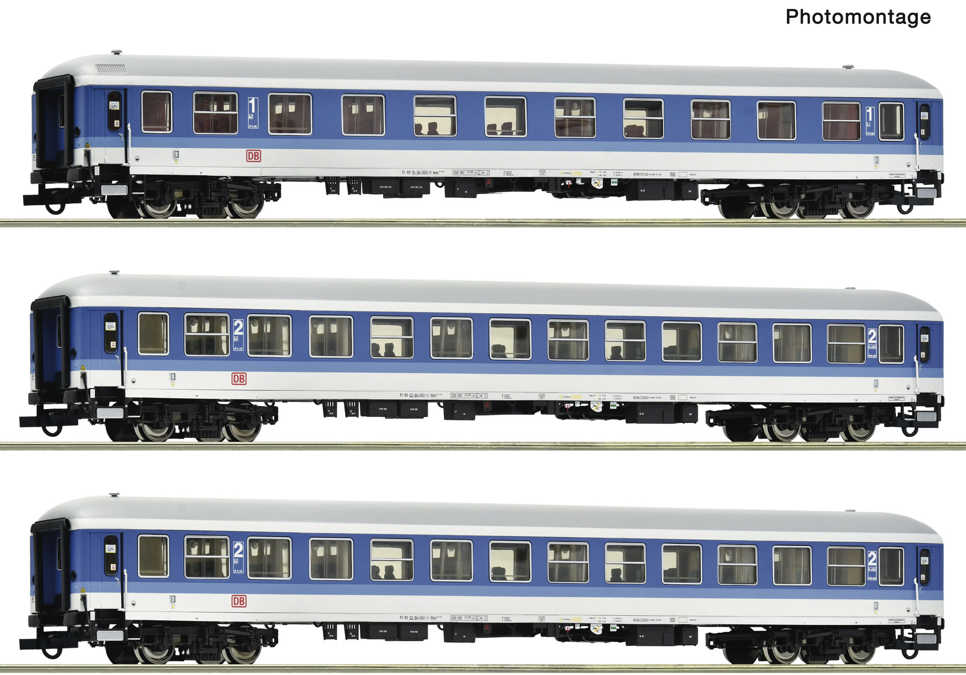 6200288 DB-AG Interregio-Wagen Set 3-tlg. Ep.5