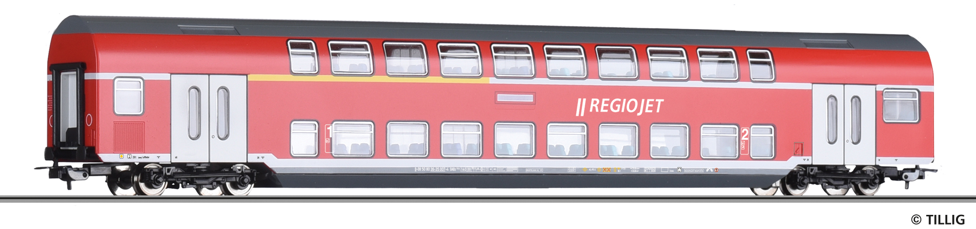 73817 RegioJet Doppelstockwagen 1./2. Kl. Ep.6