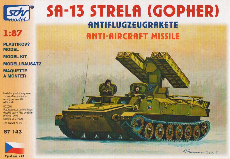87143 Flugabwehrsystem SA-13 Strela