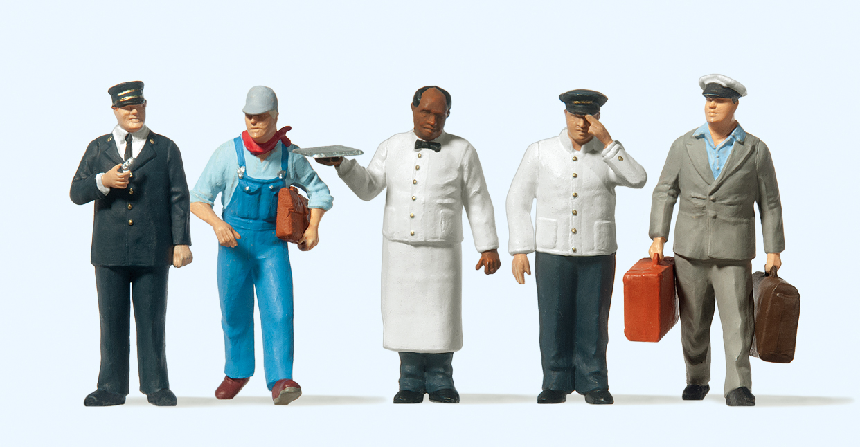Preiser 65355 US-Bahnpersonal