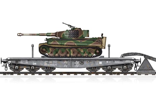 82934 Plattformwagen & Pz.Kpfw.VI Ausf.E Tiger