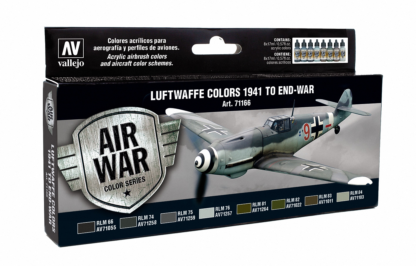 71166 Set: Luftwaffe 1941 - 1945, 8 x 17 ml
