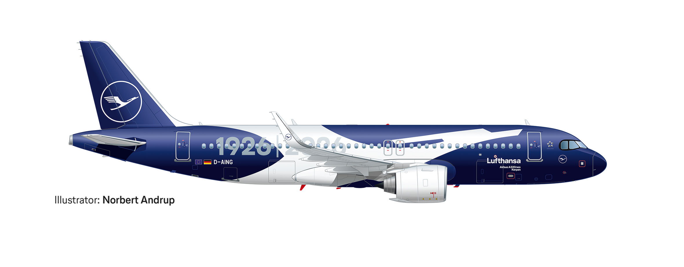 615105 Airbus A320neo Lufthansa/100 Jahre