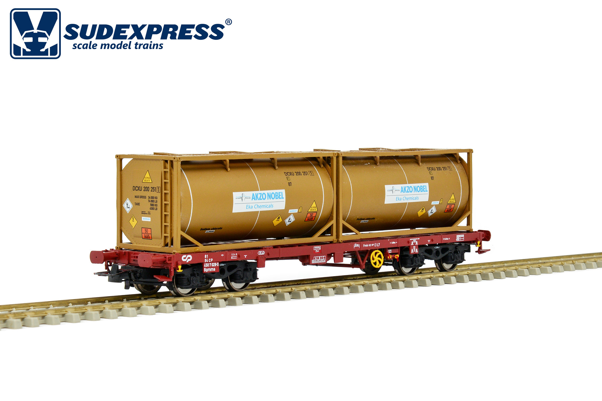 Sudexpress S450028 CP Containerwagen Sgmms Ep.5