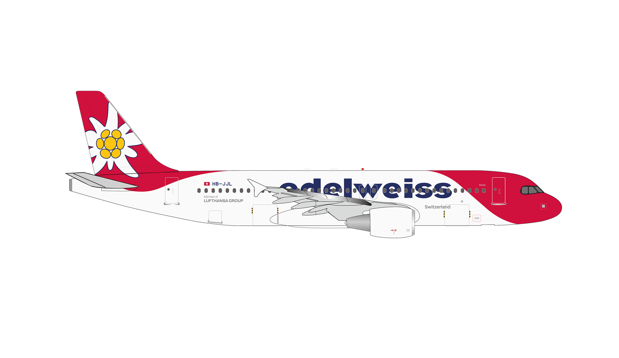 539470 Airbus A320 Edelweiss Air